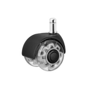 Transparent Office Chair Twin Wheel Casters