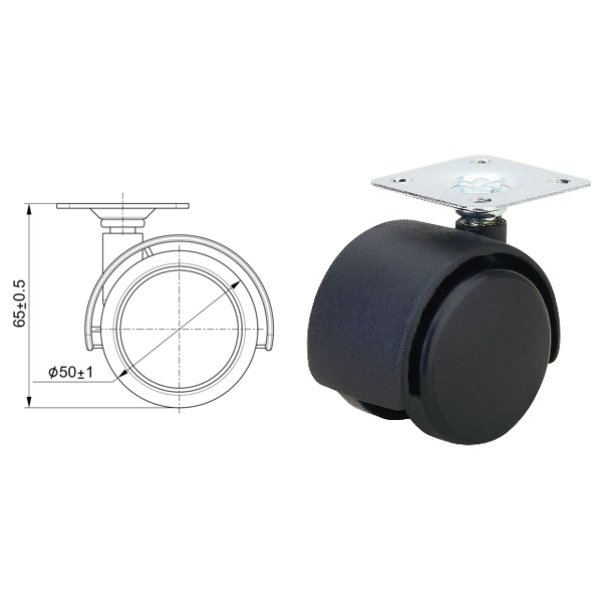 Custom Wheel Casters for Office Chairs