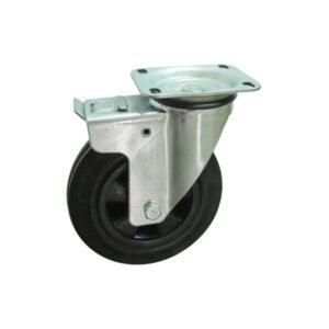 Black Elastic Rubber PP Rim, With Brake