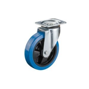 Blue Elastic Rubber PP Rim, Swivel