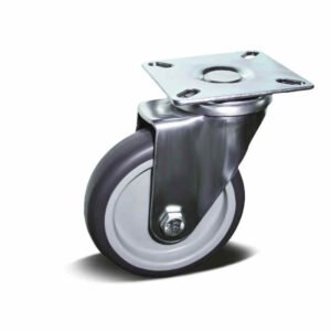 50-125mm TPR/PP Apparatus Castor – Top Plate – Swivel