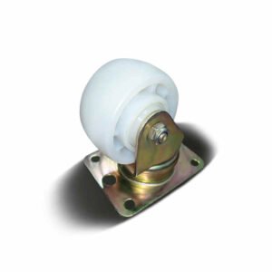 58-70mm PA Nylon Apparatus Castor - Top Plate - Swivel - Rectangular Plate