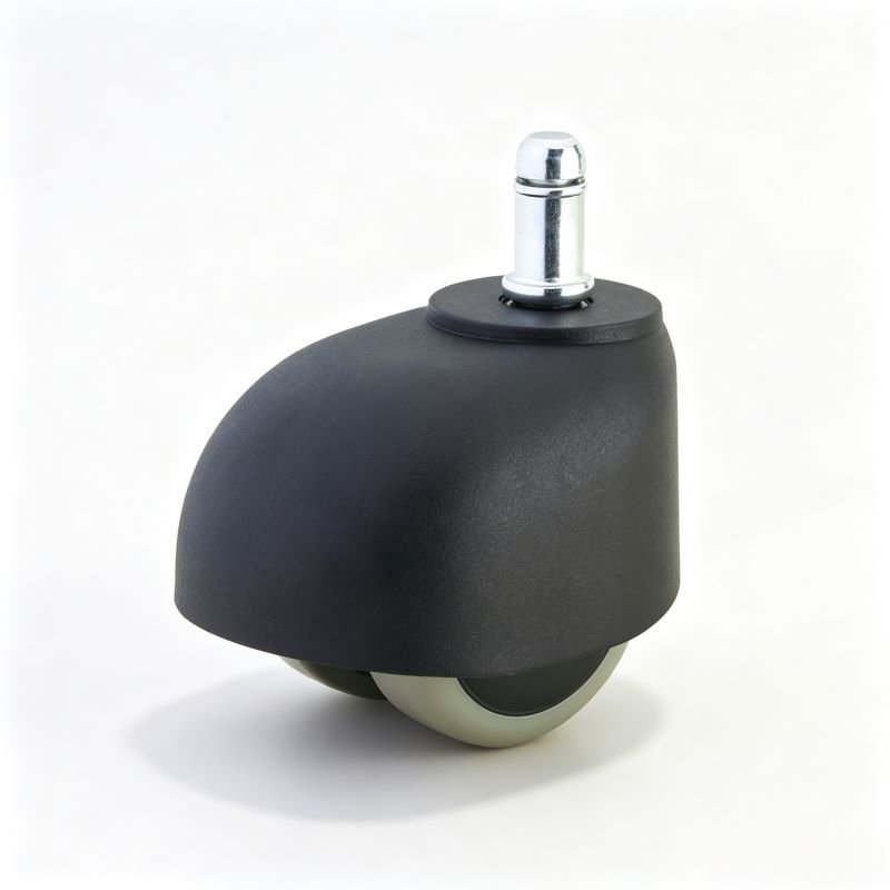 PU Executive Chair Stem Furniture Castor with Nylon Core, 50mm, 30kg Load with Swivel and Brake Options
