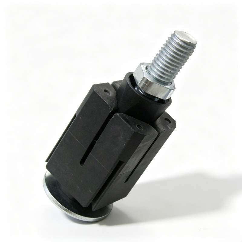 Expanding fitting with nut,cuboid
