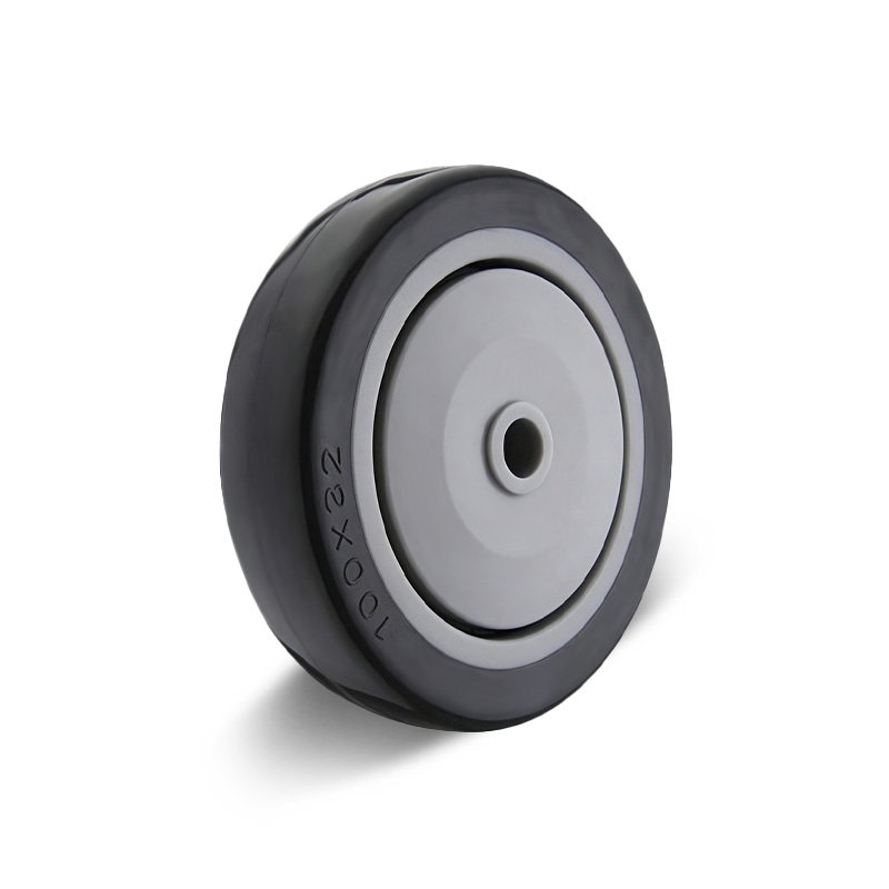 100-200mm Black PU/PP Core Wheel – Ball Bearing
