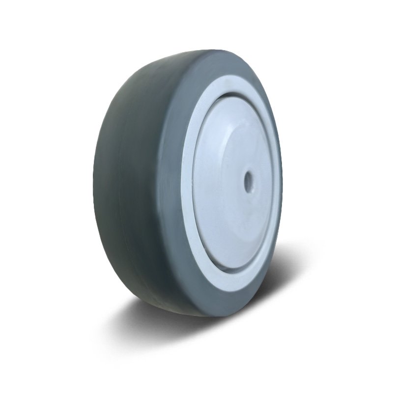 50-100mm Grey TPR/PP/PP Core Wheel – Ball Bearing