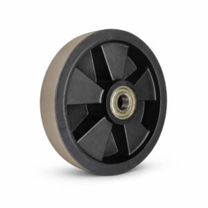 125-200mm Black TPU/PA6 Core Wheel – Ball Bearing – New Series