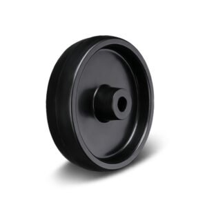25-100mm Black PP Wheel – Plain Bearing