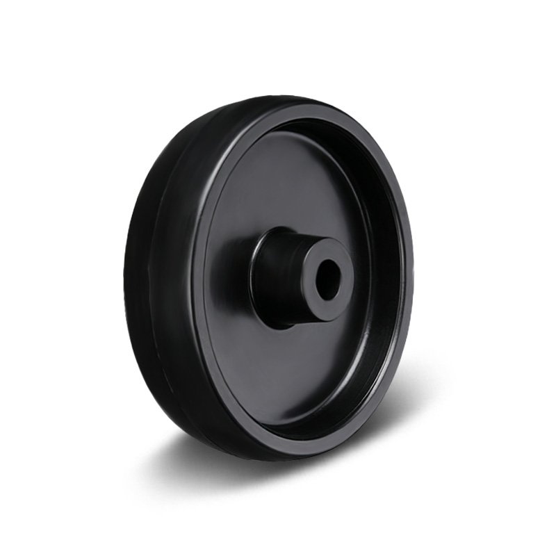 25-100mm Black PP Wheel – Plain Bearing