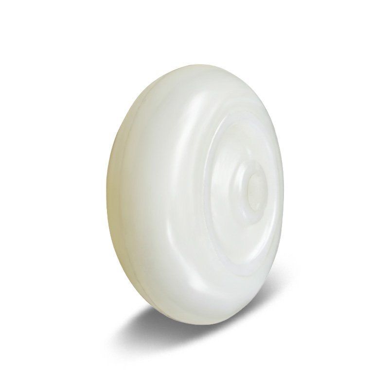 100-125mm White PA Wheel – Roller Bearing