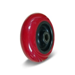 100-125mm White PU/PP Core Wheel – Roller Bearing
