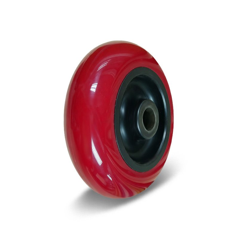 100-125mm White PU/PP Core Wheel – Roller Bearing