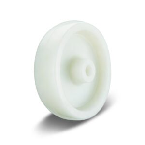 65-200mm White PA Wheel – Plain Bearing