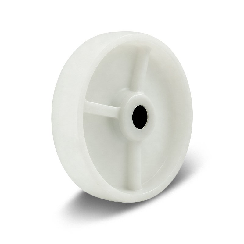 80-200mm White PA Wheel – Roller Bearing