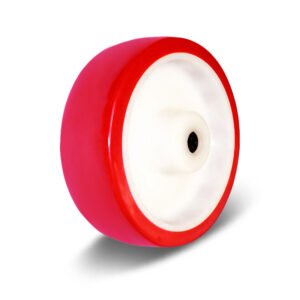 80-200mm White PU/PA Core Wheel – Roller Bearing