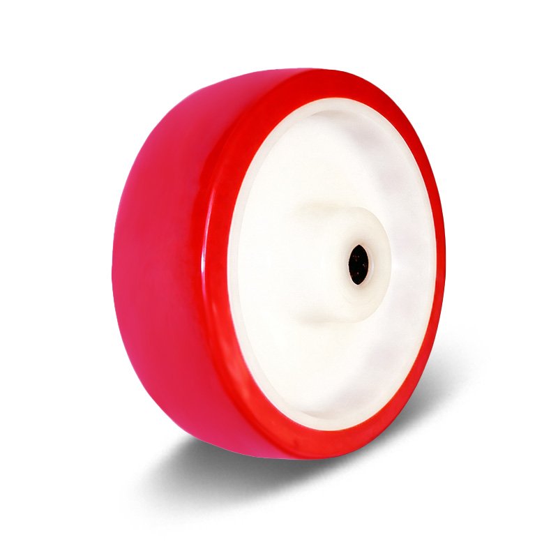 80-200mm White PU/PA Core Wheel – Roller Bearing