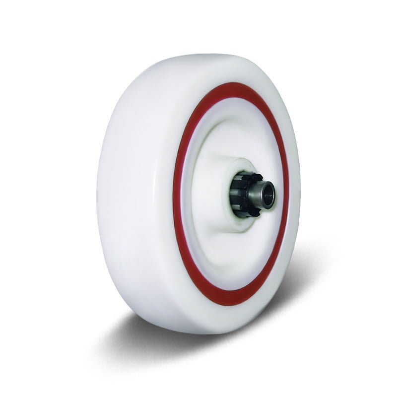 100-125mm PA/Rubber Sandwich Wheel – Roller Bearing