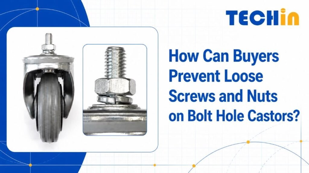 How Can Buyers Prevent Loose Screws and Nuts on Bolt Hole Castors?