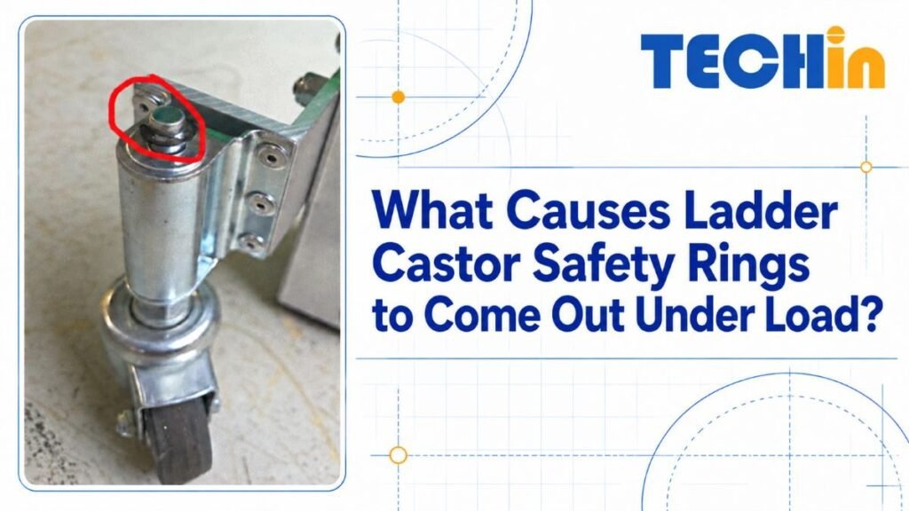 What Causes Ladder Castor Safety Rings to Come Out Under Load?